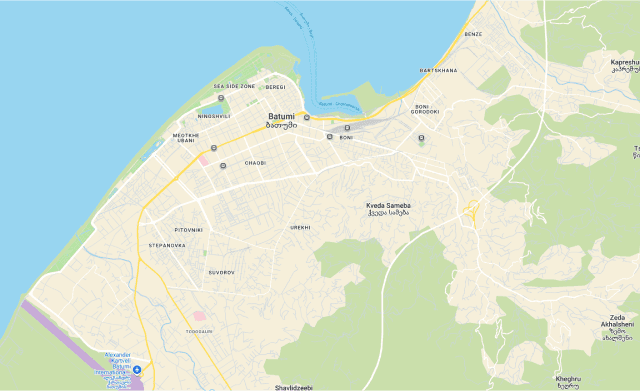 განცხადებები რუკაზე